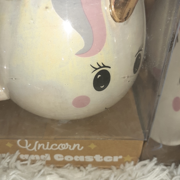GIFT SET UNICORN MUG & COASTER NEW - Picture 5 of 8